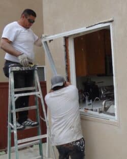Installing WIndow Frame Installing WIndow Frame