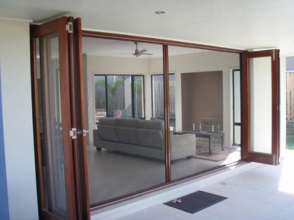 timber bifold doors